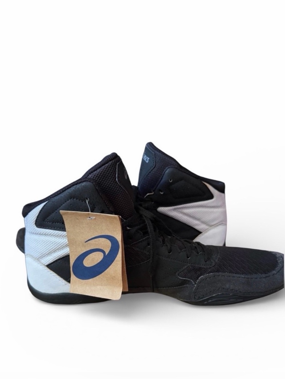 Men’s ASICS Men's Black and White High-Top Athletic Shoes